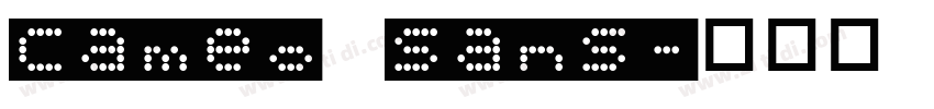 Cameo sans字体转换